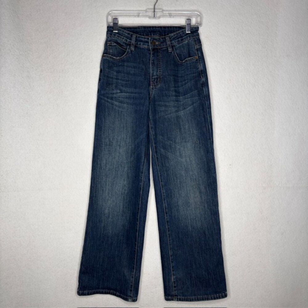 MENBNUA Wide Leg Jeans Y2K Style Western Everyday Online Boutique Size 4
